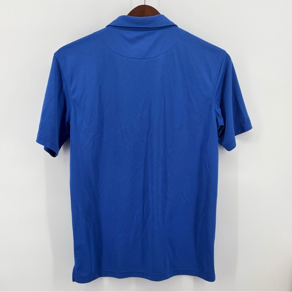 johnnie-O Mens Blue Short Sleeve Performance Polo Logo left sleeve Size LG - Picture 4 of 12